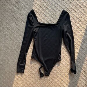 Square neck body suit